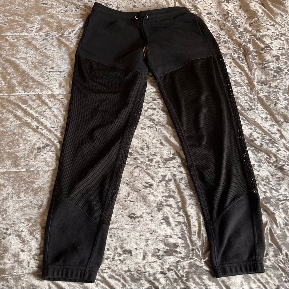 Black Abercrombie mesh Jogger Sweatpants